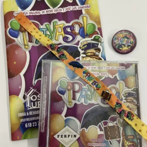 CD Payaso + libreto + chapa + pulsera
