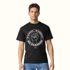 Camiseta «No Pasarán» (Negra) Coro Libertario